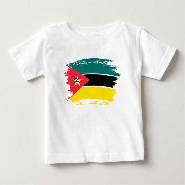Mozambique flag baby T-Shirt (Front)