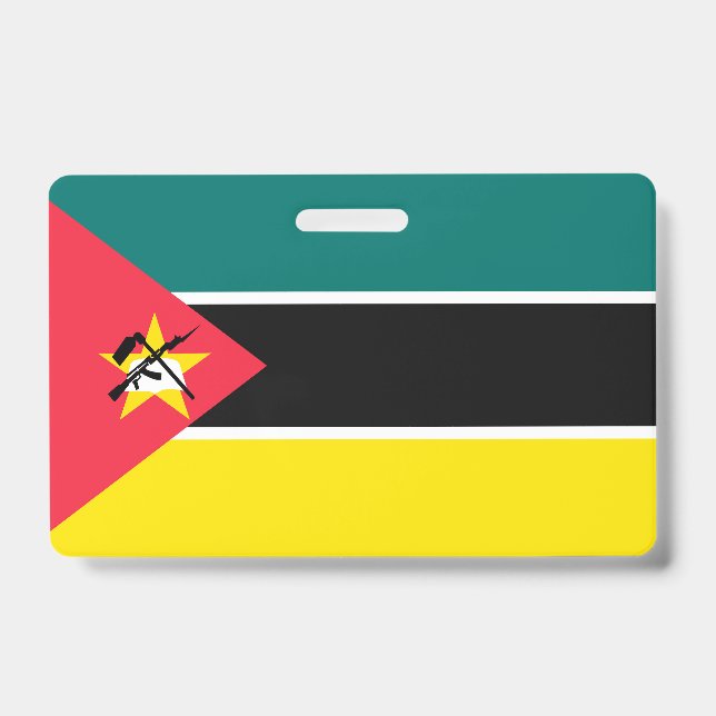 Mozambique flag badge (Front)