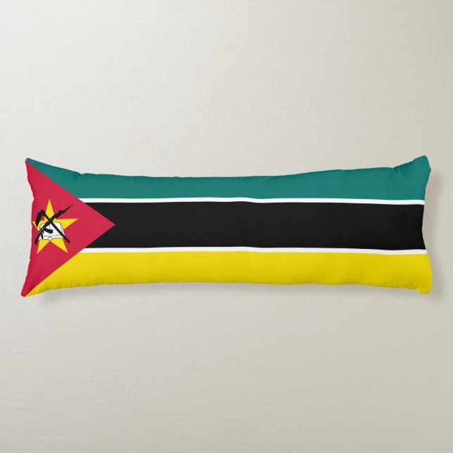Mozambique Flag Body Pillow (Front)