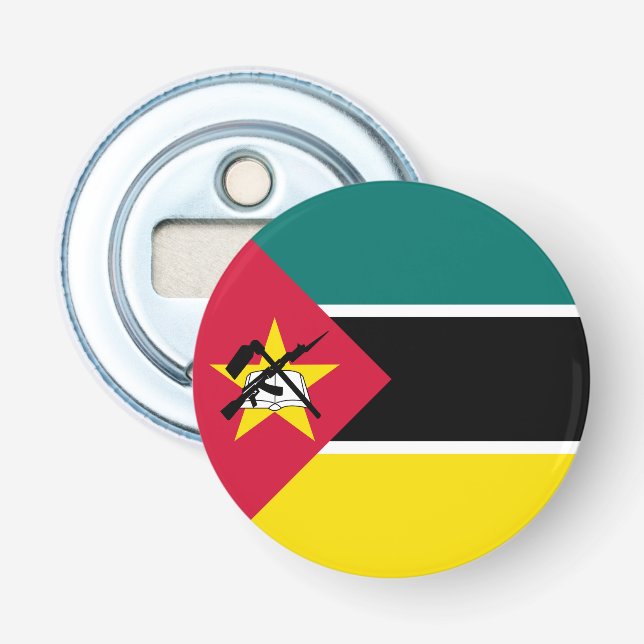 Mozambique Flag Bottle Opener (Front)