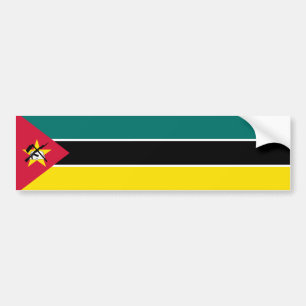 Mozambique Flag Bumper Sticker