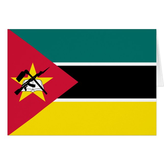 Mozambique Flag Cards (Front Horizontal)