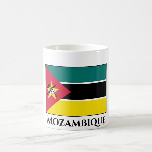 Mozambique Flag Coffee Mug (Center)