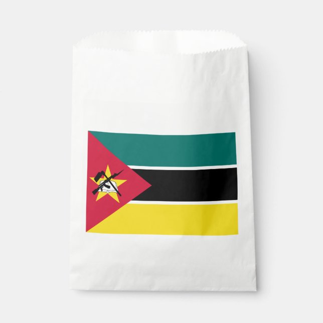 Mozambique Flag Favor Bag (Front)