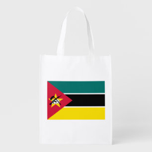 Mozambique Flag Grocery Bag
