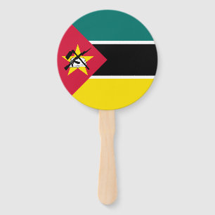 Mozambique Flag Hand Fan