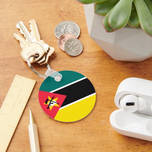 Mozambique flag keychain (Desk)
