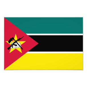 Mozambique Flag Photo Print