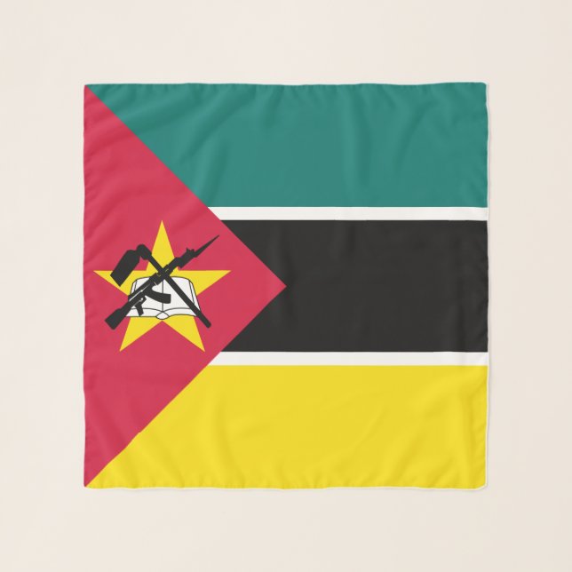 Mozambique Flag Scarf (Front)