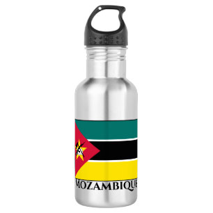 Mozambique Flag Stainless Steel Water Bottle