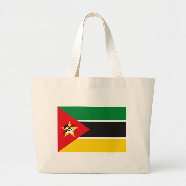 Mozambique Flag Tote Bag (Front)