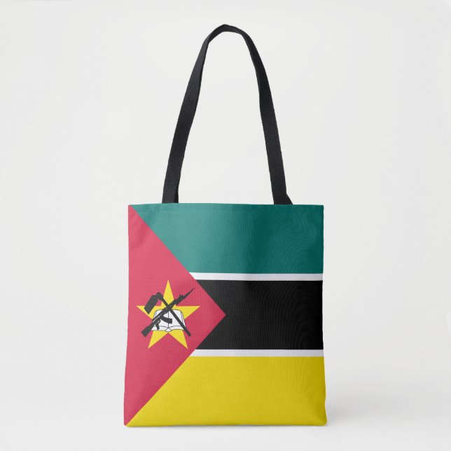 Mozambique Flag Tote Bag (Front)