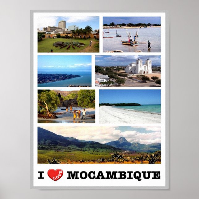Mozambique - I Love - Poster (Front)
