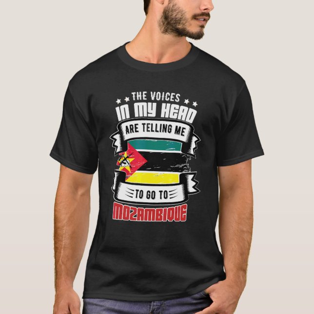 Mozambique In My Head T-Shirt (Front)