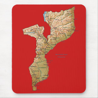 Mozambique Map Mousepad