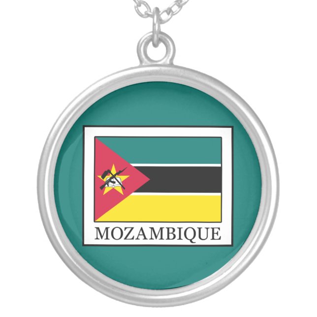 Mozambique Silver Plated Necklace (Front)