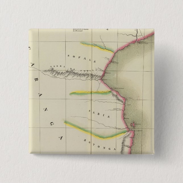 Mozambique, Zimbabwe 49 Pinback Button (Front)