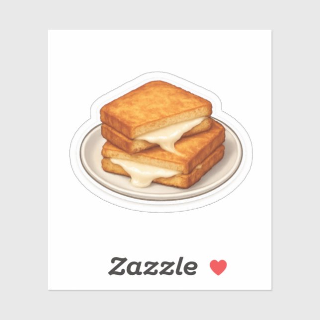 Mozarella in Carrozza Sticker (Sheet)