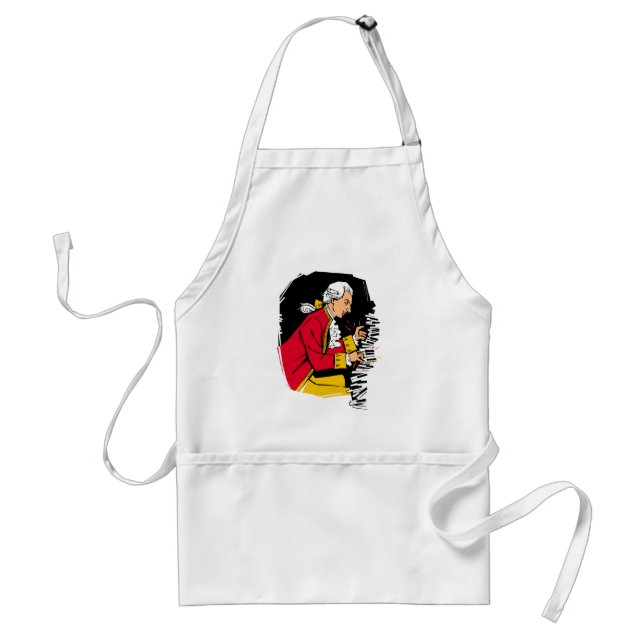 Mozart Adult Apron (Front)