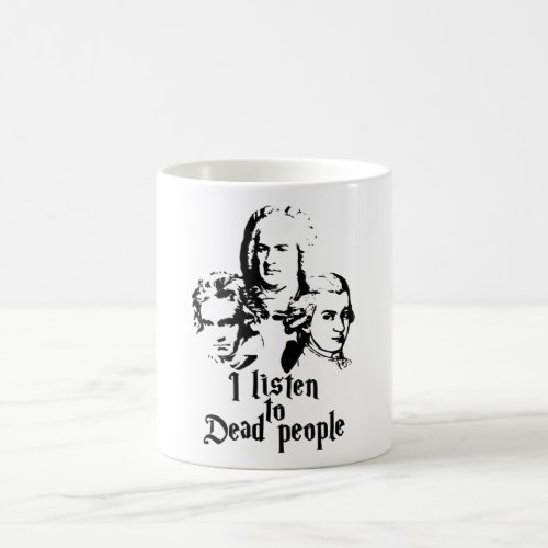 Mozart Bach Beethoven Coffee Mug