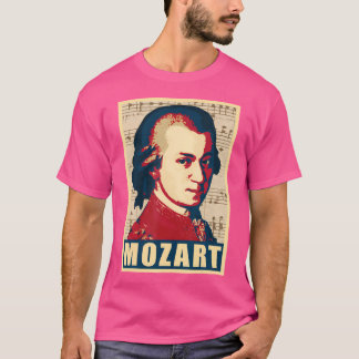 Mozart Classical Music Composer Retro T-Shirt