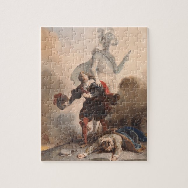 Mozart Don Giovanni Opera Vintage Illustration Jigsaw Puzzle (Vertical)