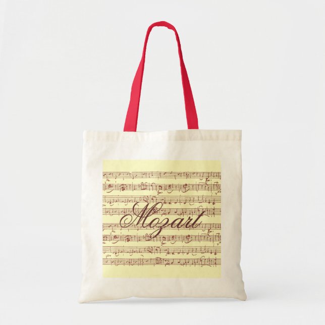 Mozart Gavotte - Budget Tote Bag (Front)