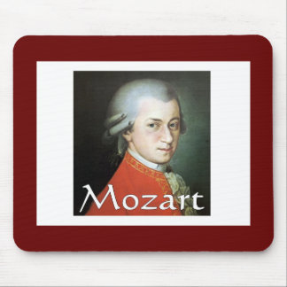 Mozart gifts for music lovers mouse pad