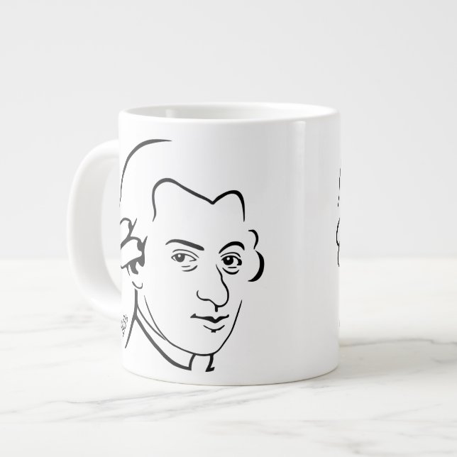 Mozart Jumbo Mug -- 20oz. (Front Left)