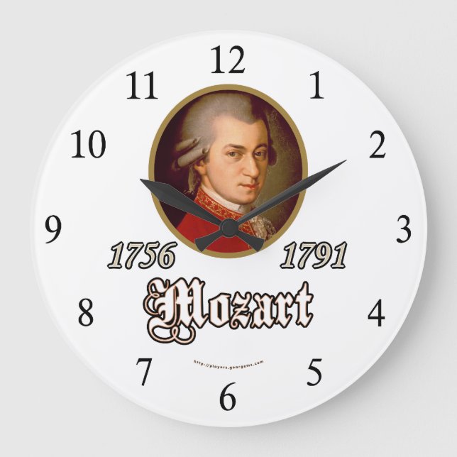 Mozart Large Clock (Front)