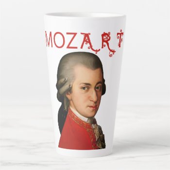 Mozart Latte Latte Mug by BarbeeAnne at Zazzle