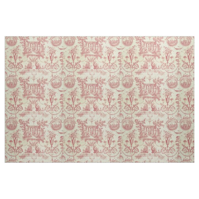 Mozart Marriage of Figaro Vintage 1700s Pattern Fabric (Fat Quarter)