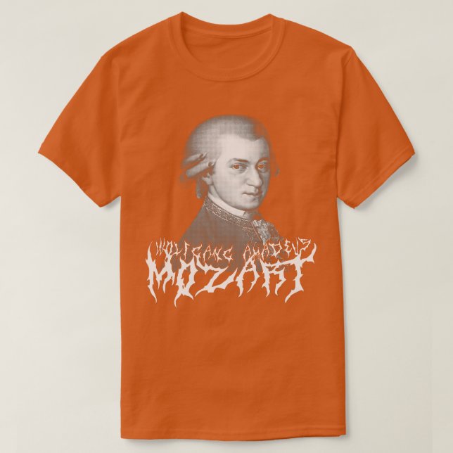 Mozart Metal T-Shirt (Design Front)
