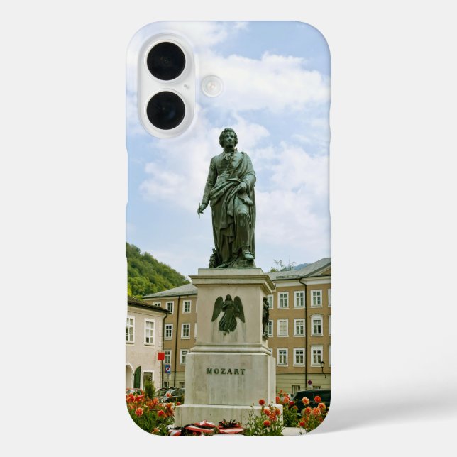 Mozart Monument in Salzburg, Austria Case-Mate iPhone Case (Back)
