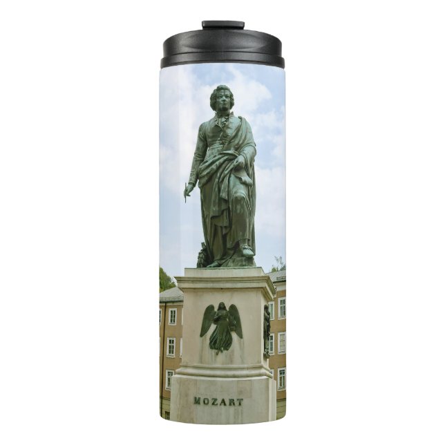 Mozart Monument in Salzburg Austria Thermal Tumbler