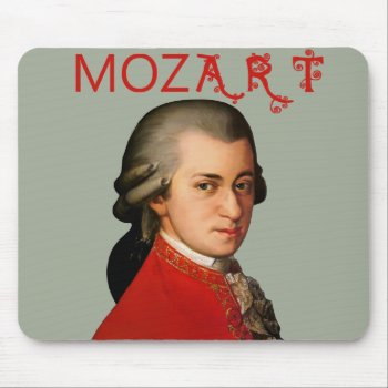 Mozart Mouse Pad by BarbeeAnne at Zazzle