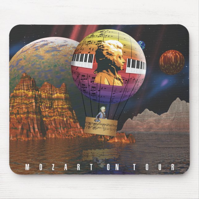 MOZART ON TOUR MOUSE PAD (Front)