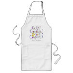 Mozart Opera Quote About Coffee and Chocolate Long Apron