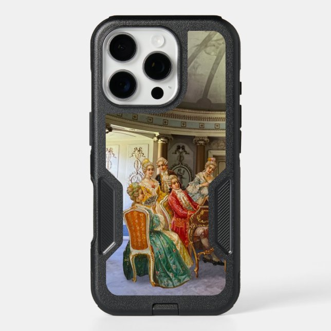 Mozart Playing Harpsichord Otterbox Case (Back)