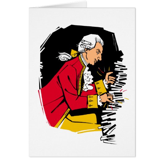 Mozart plays piano (Front)