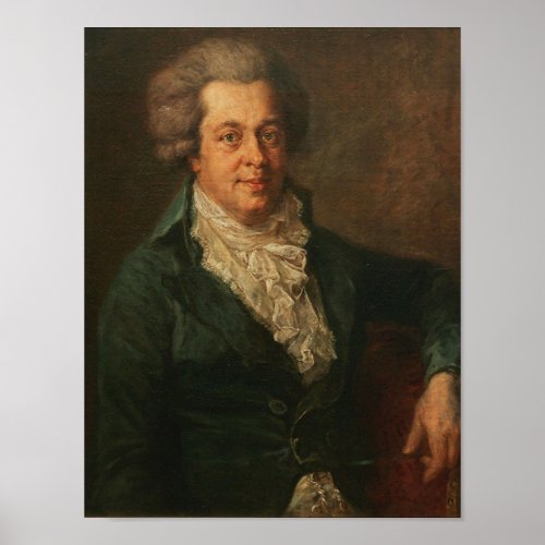 Mozart Portrait Poster