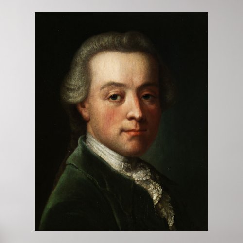 Mozart Portrait Poster