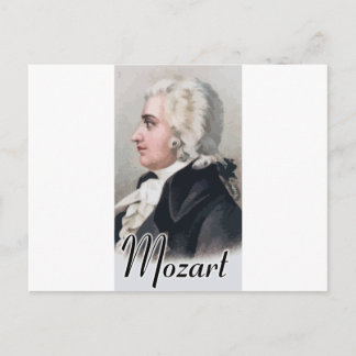 Mozart Postcard