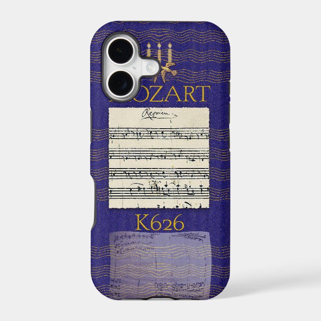 Mozart Requiem Iphone Case (Back)