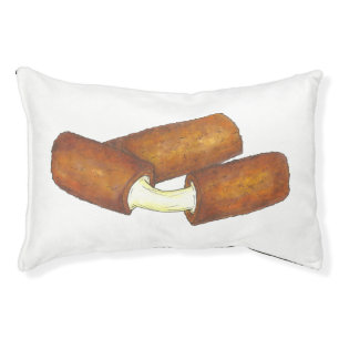 Mozzarella Cheese Sticks Junk Food Foodie Dog Bed