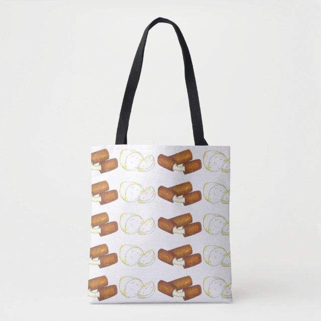 Mozzarella Cheese Sticks Junk Food Foodie Tote (Front)