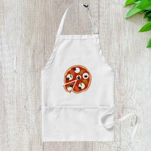 Mozzarella Pizza with Tomato and Basil Adult Apron
