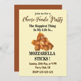 Mozzarella Sticks Cheese Foodie Party
