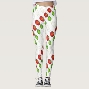 Mozzarella Tomato Basil Italy Italian Food Cooking Leggings