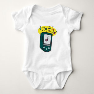 mp3 player design baby bodysuit
